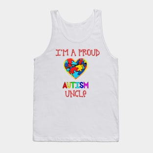 Proud Autism Uncle Tank Top